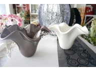 Tall Top Wavey Decorative Vase